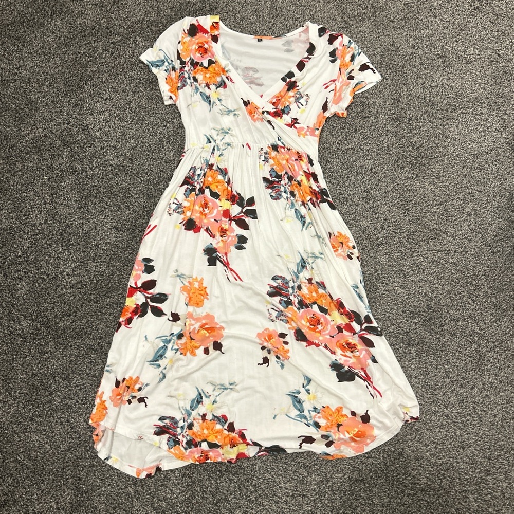 White Flower Dress
